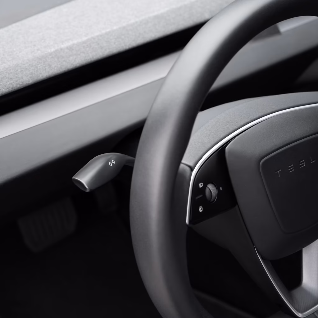 Tesla Updates Model 3 and Model Y With Larger Battery and Return of Turn Signal Stalk Tesla Model 3 turn stalk retrofit