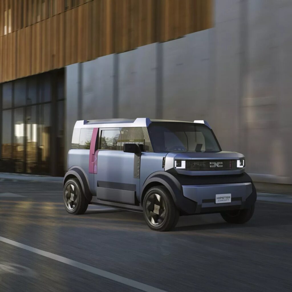 Dacia Reveals Hipster Concept as Vision for Affordable Electric Future Dacia Hipster Concept