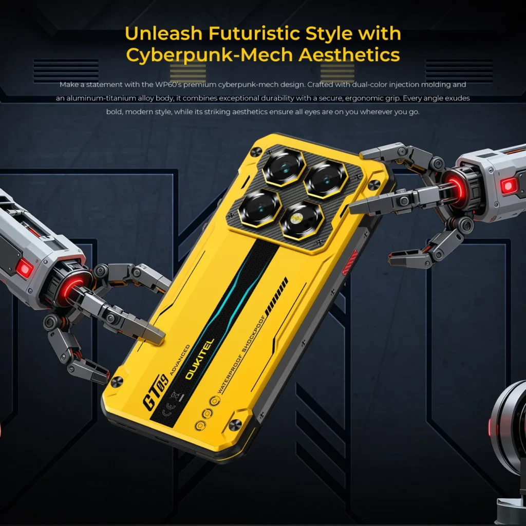 Oukitel Launches Rugged WP60 Smartphone with 10,000 mAh Battery and 5G Support Oukitel WP60