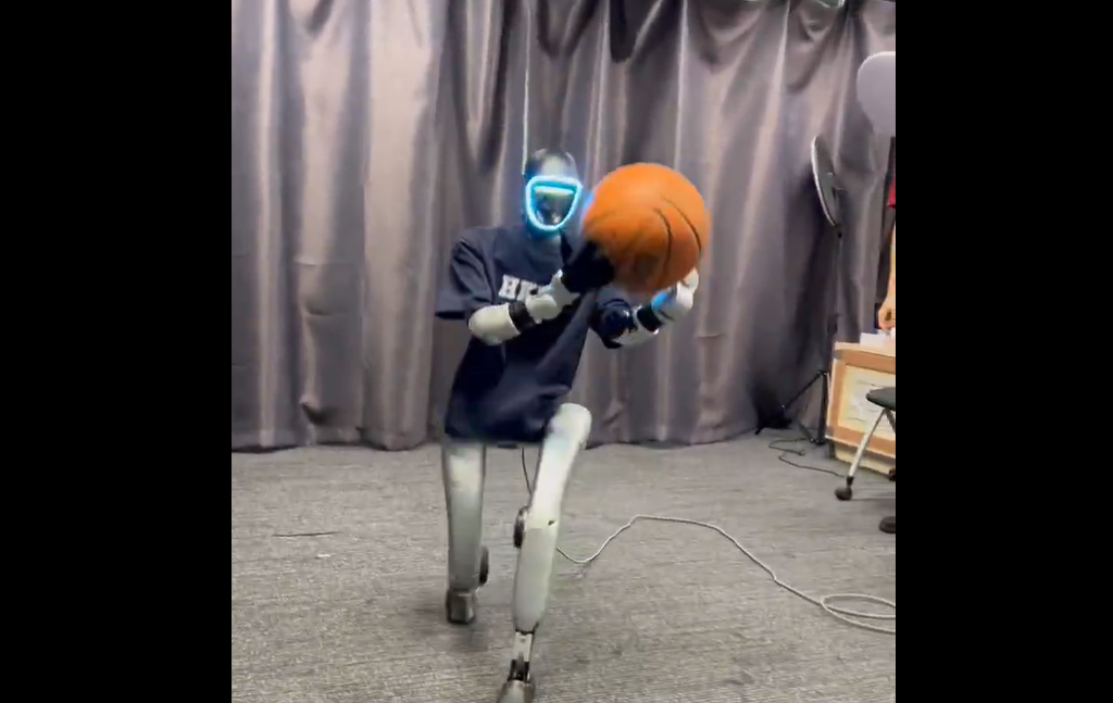 Unitree G1 Robot Showcases Human-like Basketball Performance in Viral Clip