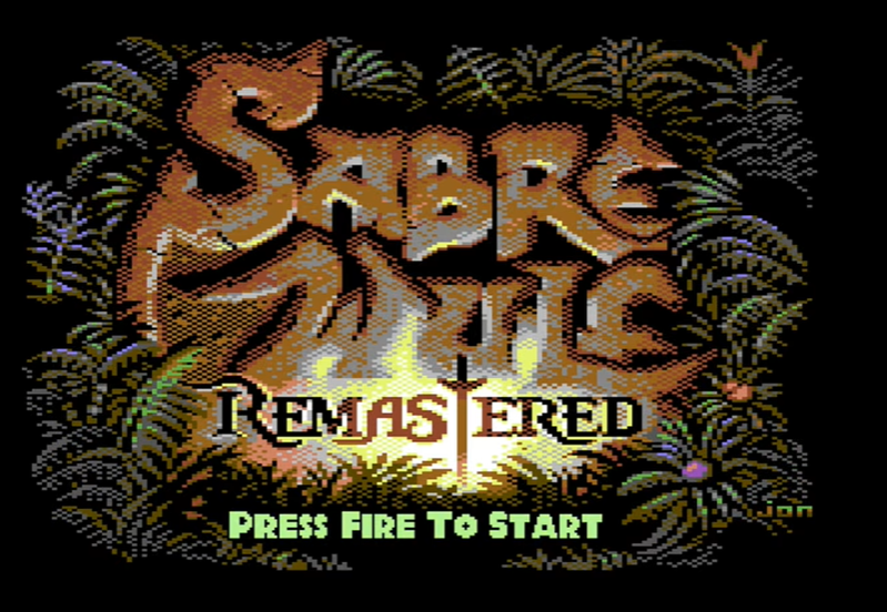 Modding Team Updates Sabre Wulf for Commodore 64
