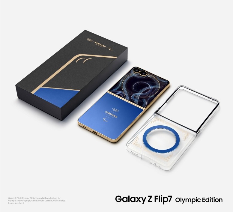 Samsung Unveils Galaxy Z Flip7 Olympic Edition for Milano Cortina 2026 Athletes