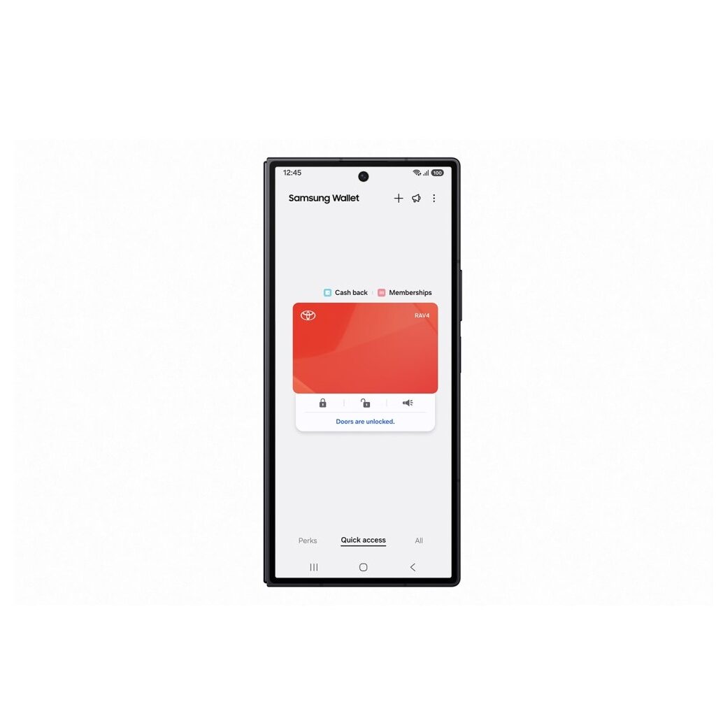 Samsung and Toyota Introduce Digital Vehicle Access Via Smartphones