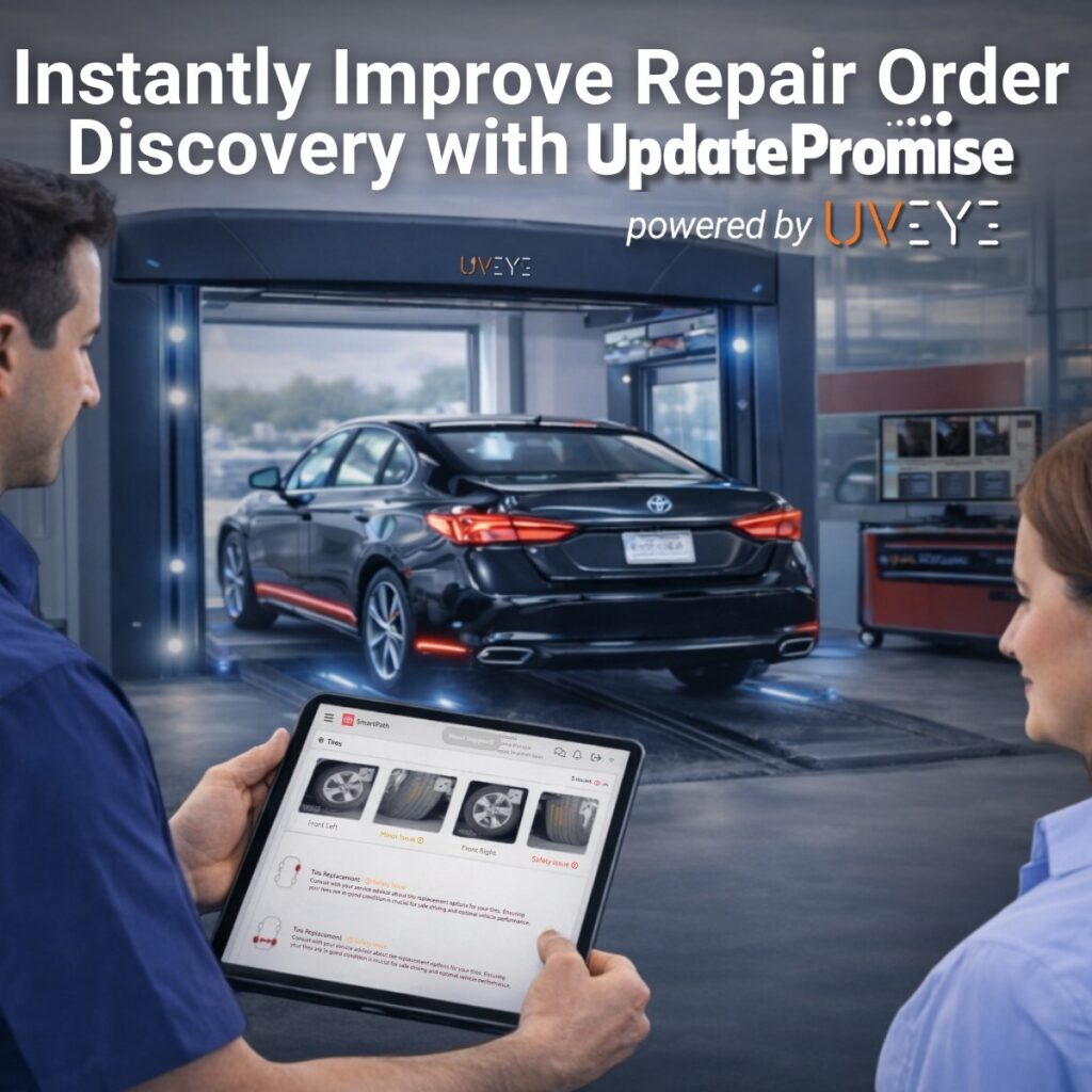 UpdatePromise Integrates UVeye Vehicle Inspection Data Into Dealership Service Systems
