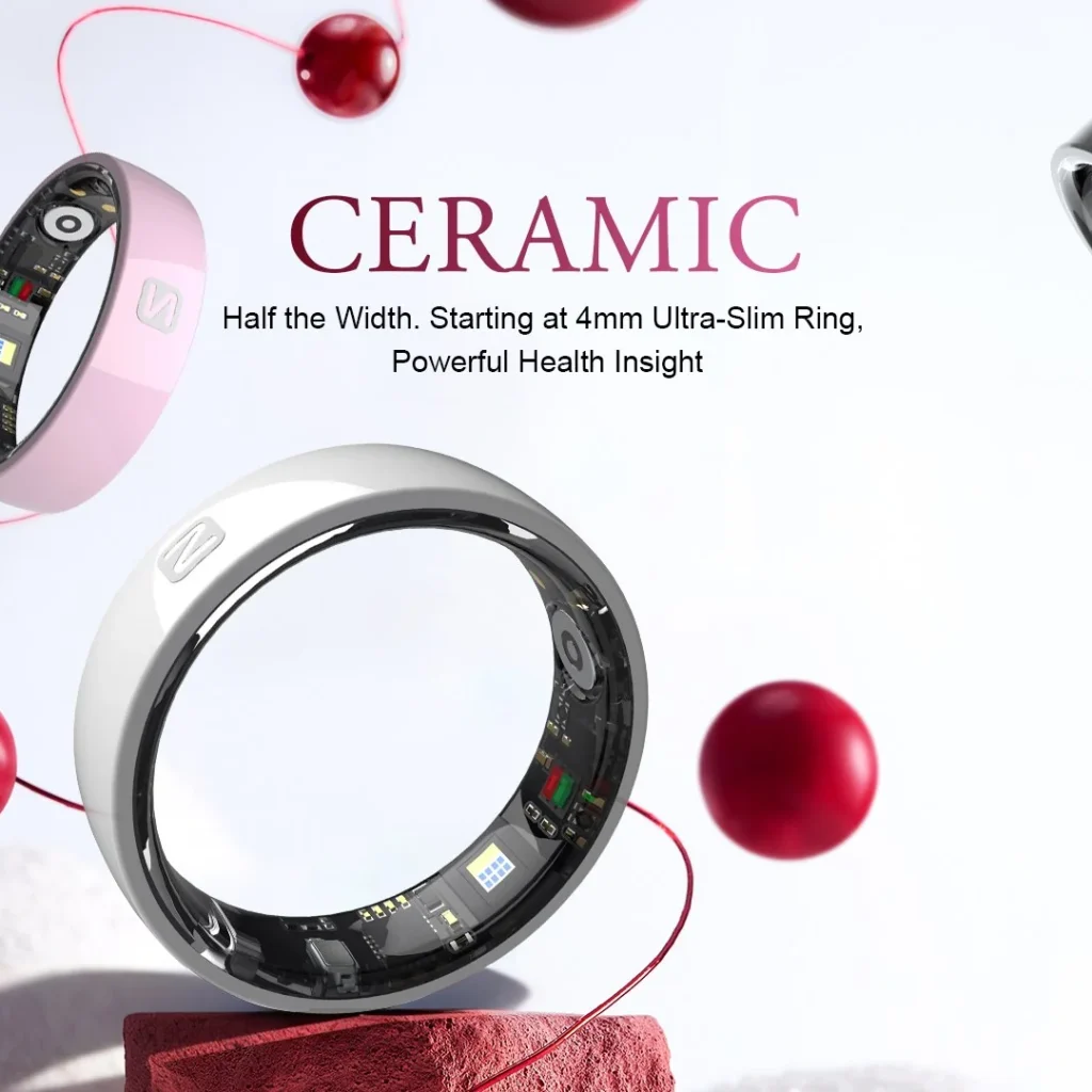 Smalth Launches Slim Ceramic Smart Ring With Health Tracking Features