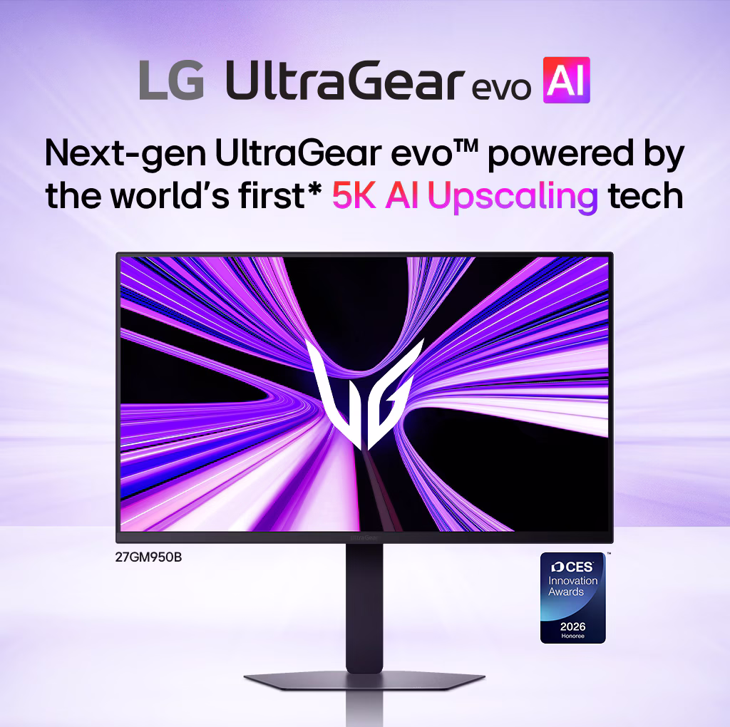 LG to Showcase 32-inch 4K Tandem OLED Gaming Monitor at CES 2026