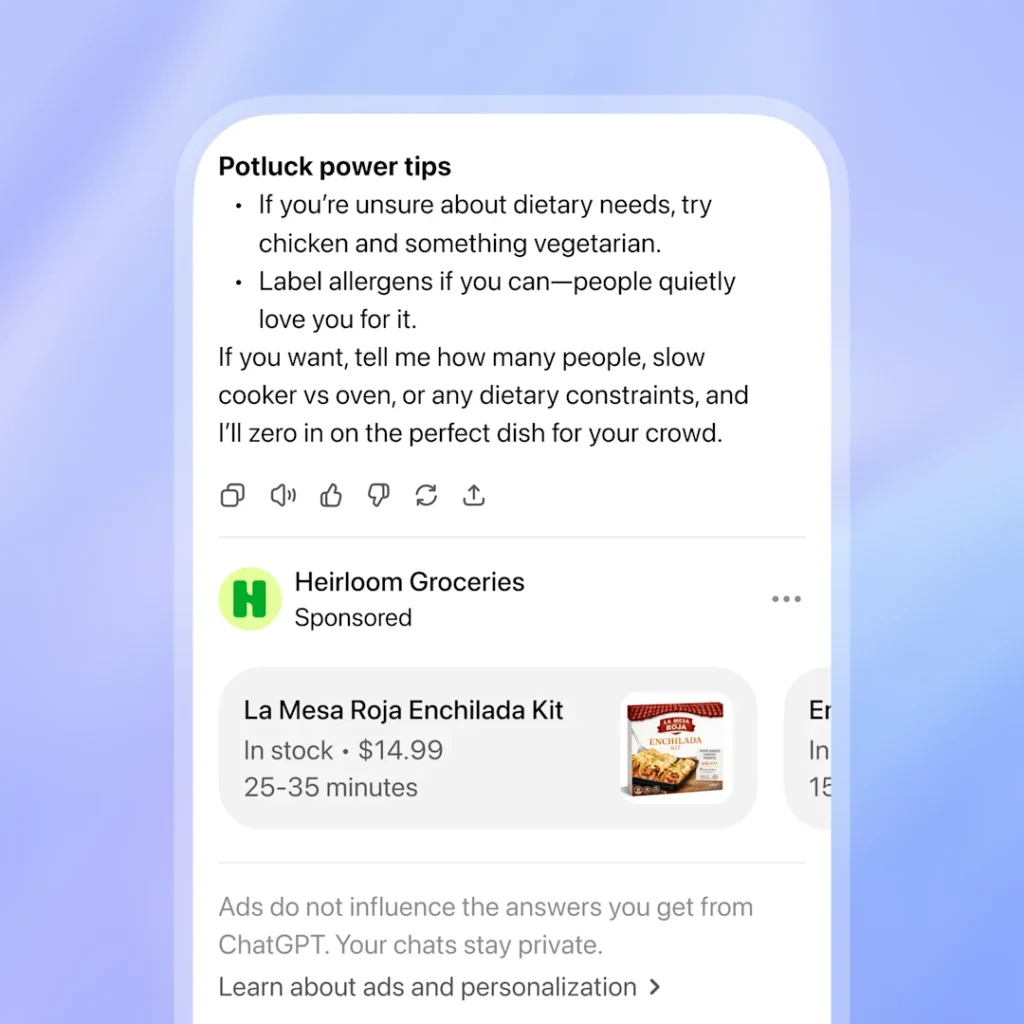 OpenAI Begins Testing Ads in ChatGPT for U.S. Users