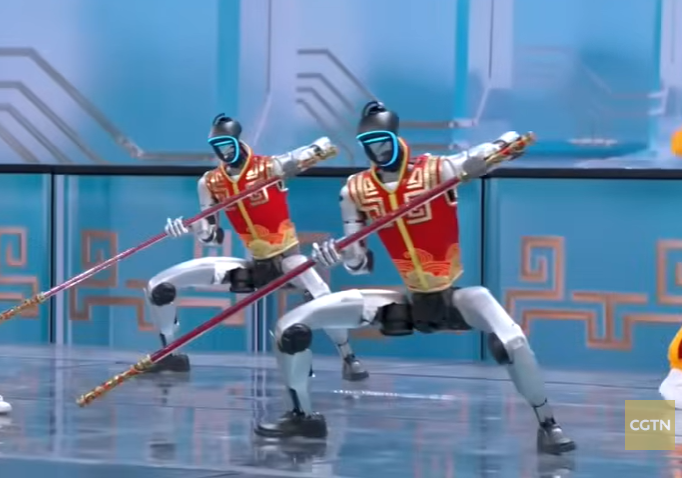 Unitree G1 Robots Join Kung Fu Act in Televised Gala Event