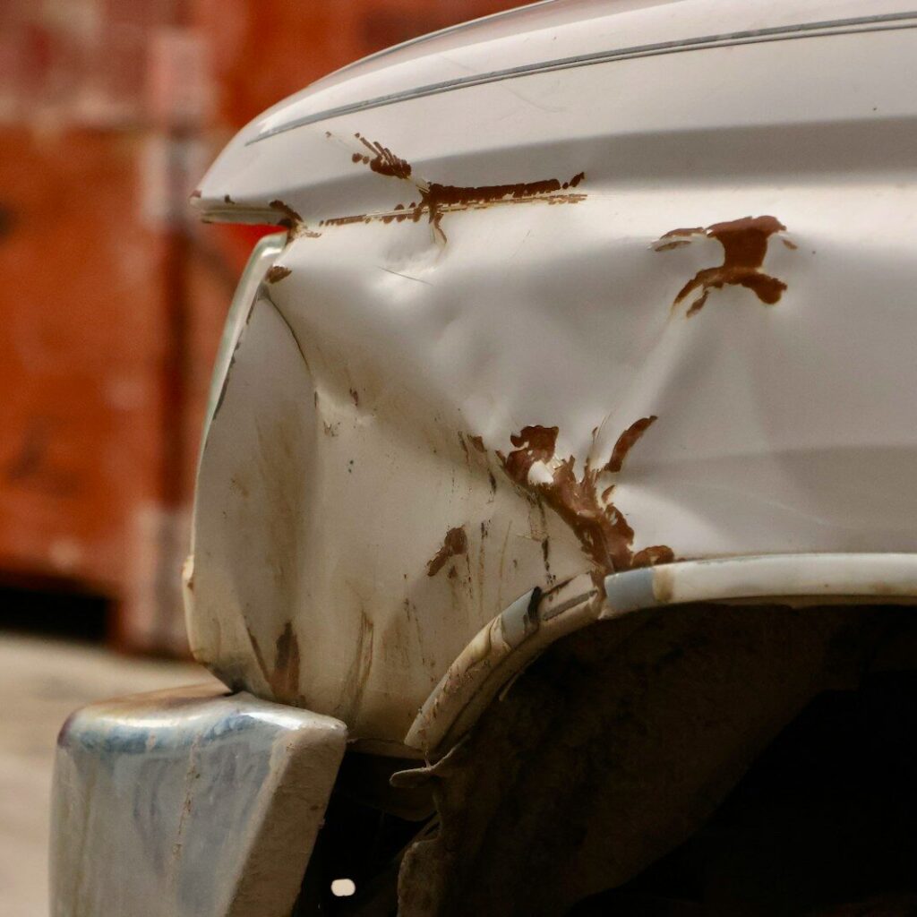 Self Inspection Raises US$10 Million to Expand AI Vehicle Inspection Platform the front end of a white car with rust on it