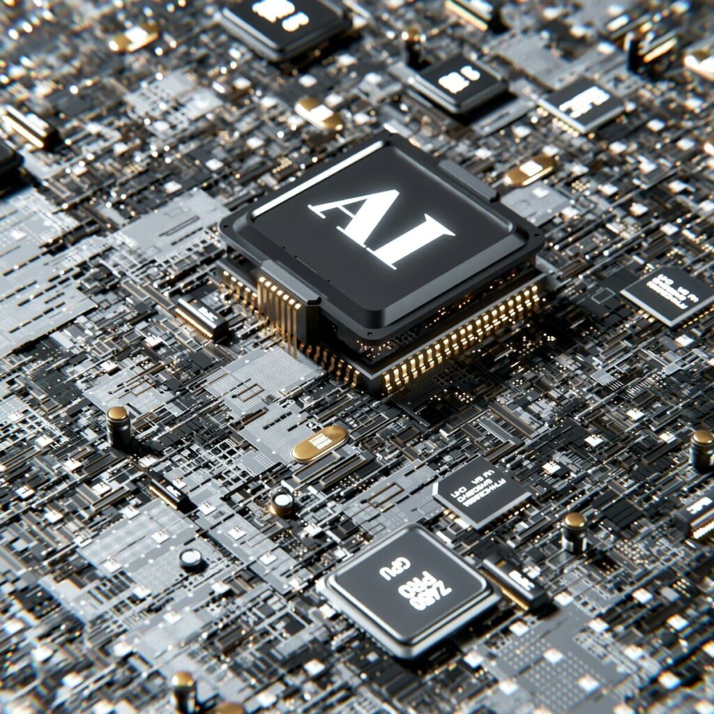 SK Hynix Plans U.S. ADR Offering as AI Memory Demand Drives Growth a computer chip with the letter a on top of it