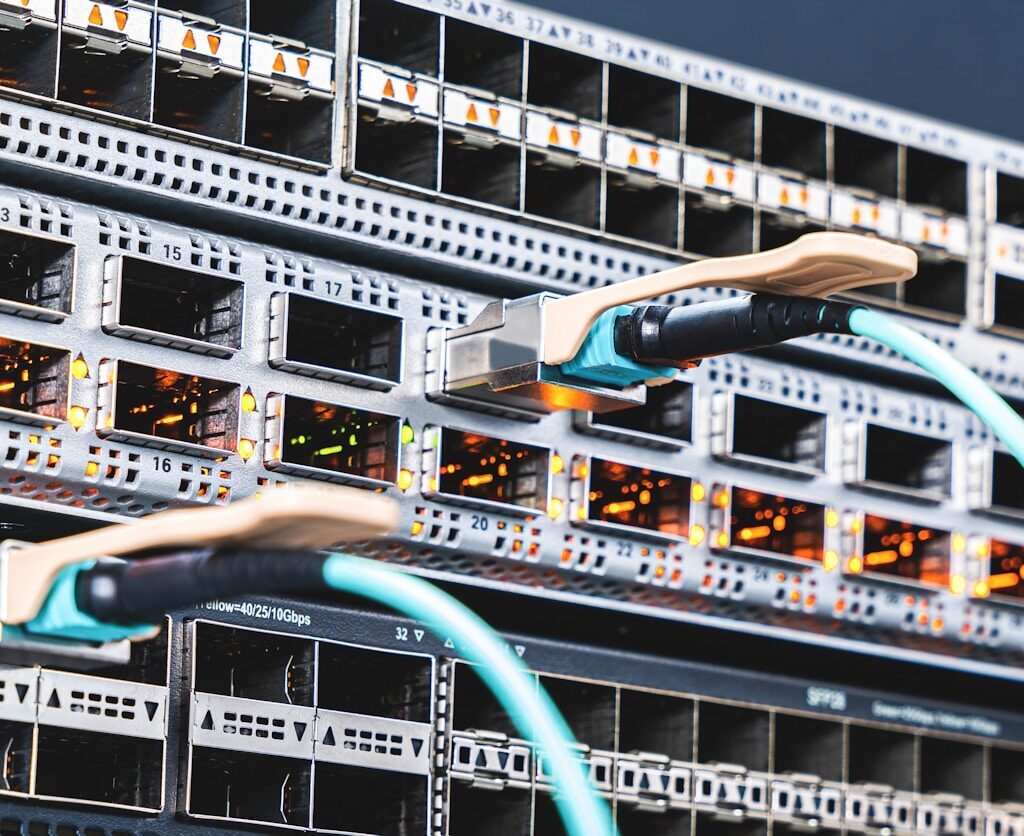 New York Becomes First U.S. State to Impose Data Center Moratorium a bunch of wires that are connected to a server
